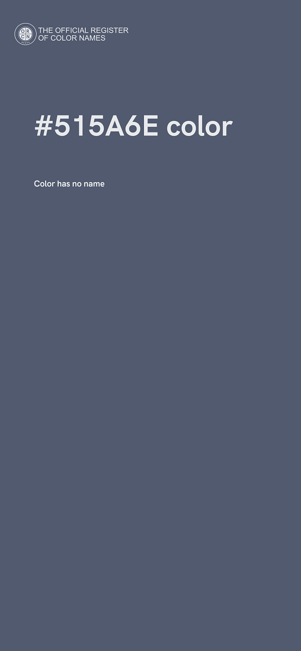 #515A6E color image