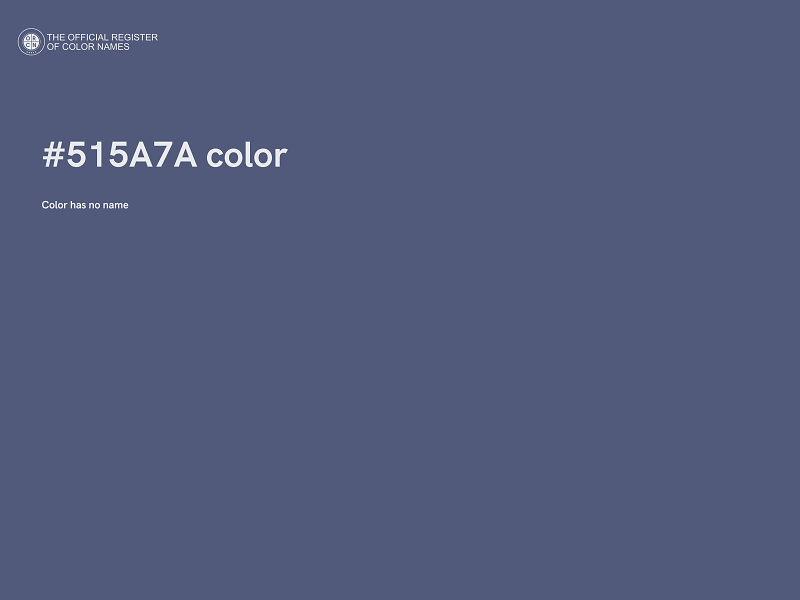 #515A7A color image