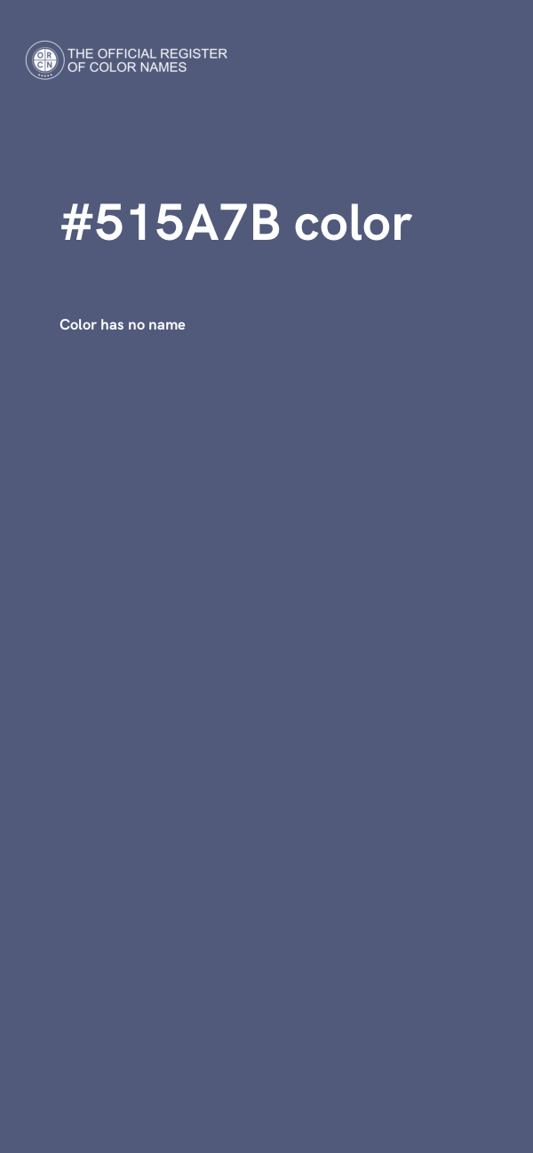 #515A7B color image