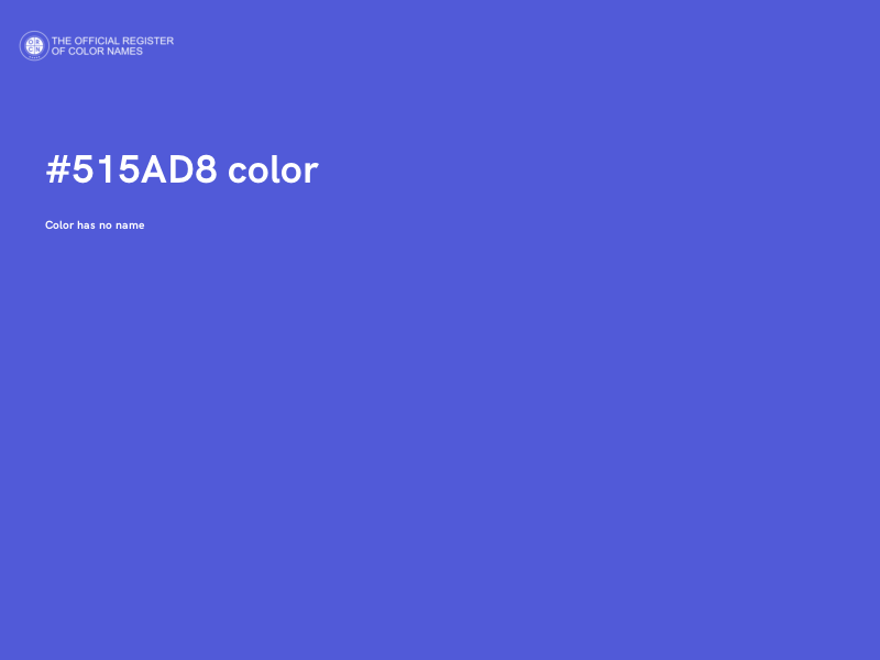#515AD8 color image