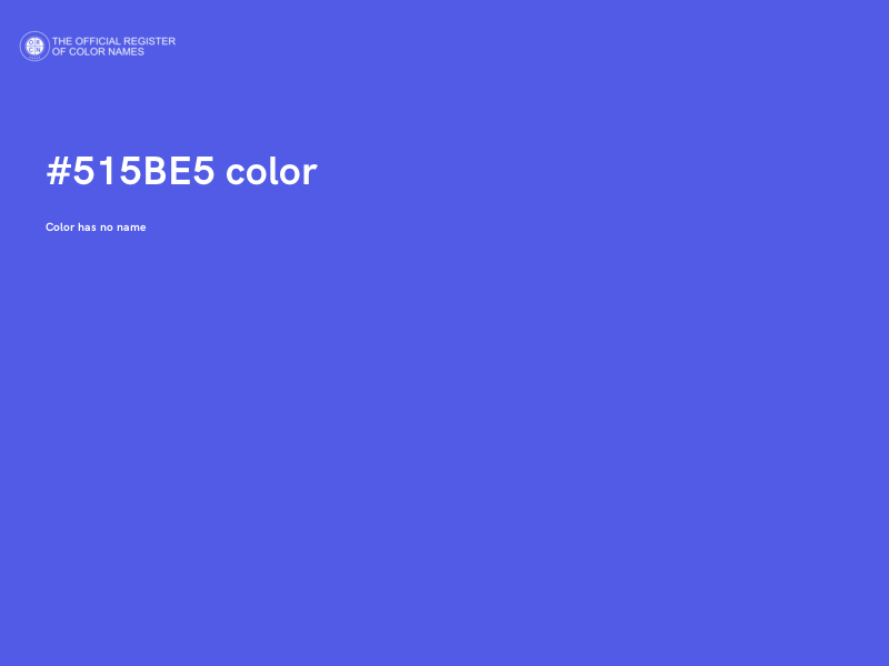 #515BE5 color image