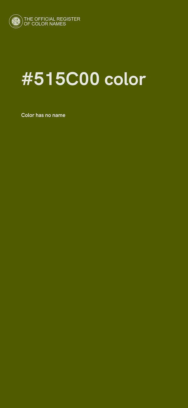 #515C00 color image