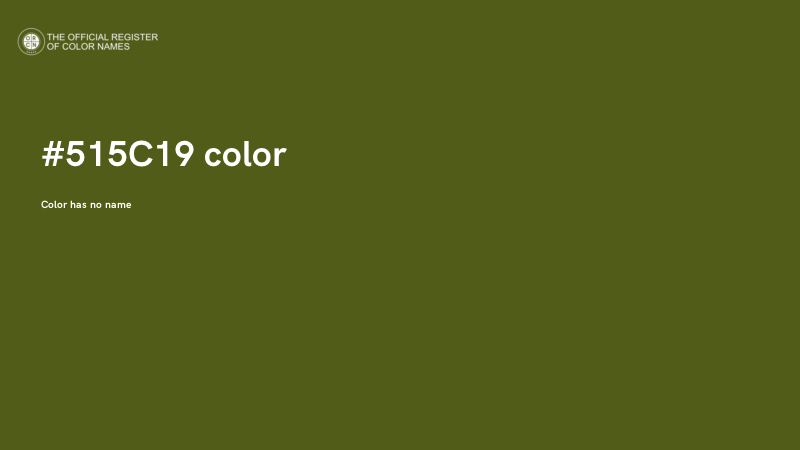 #515C19 color image