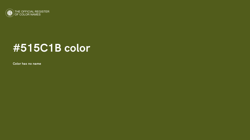 #515C1B color image