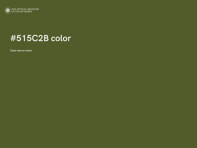 #515C2B color image