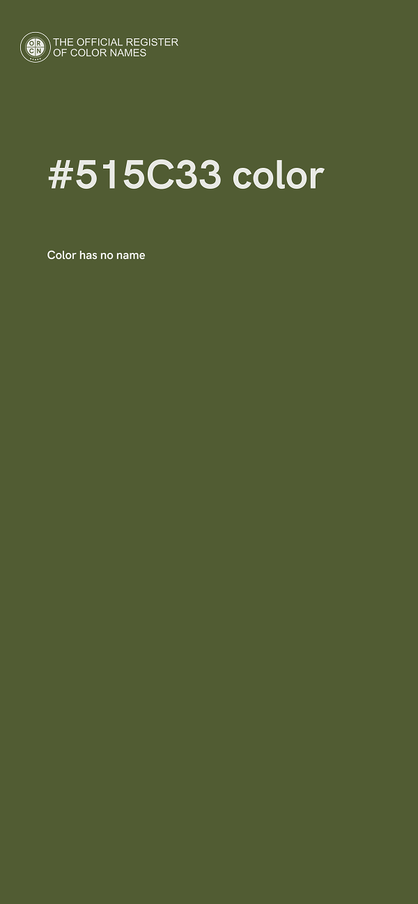 #515C33 color image