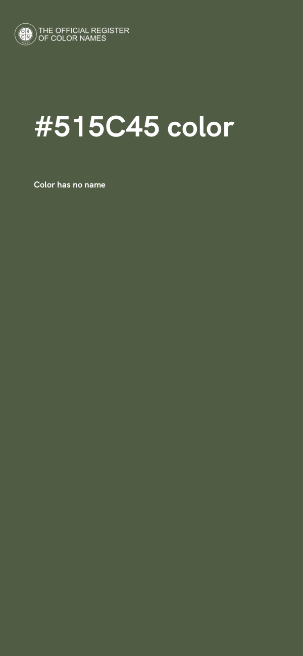 #515C45 color image