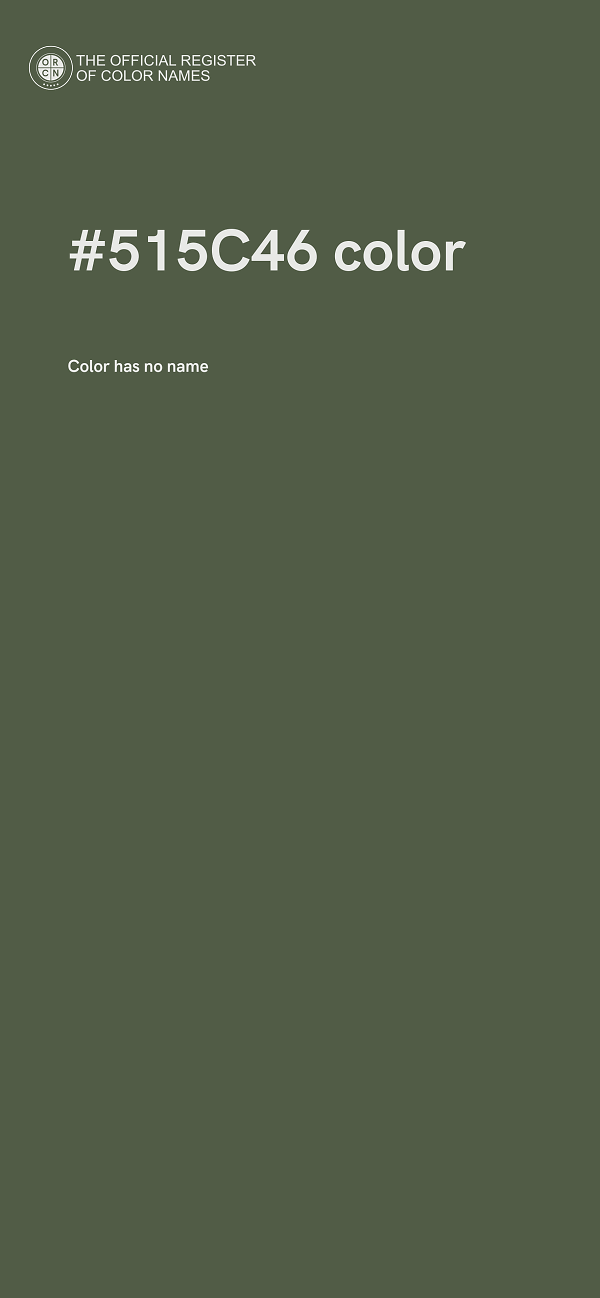 #515C46 color image