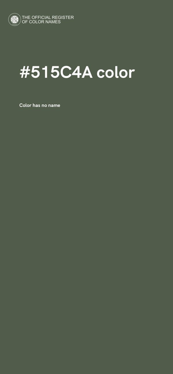 #515C4A color image