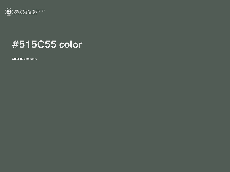 #515C55 color image