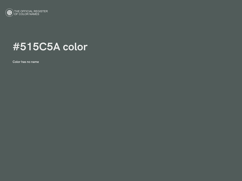 #515C5A color image