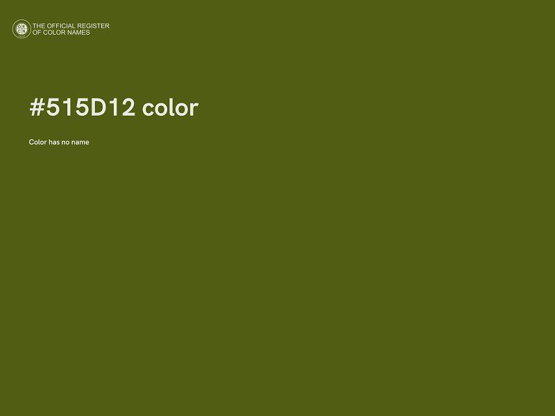 #515D12 color image