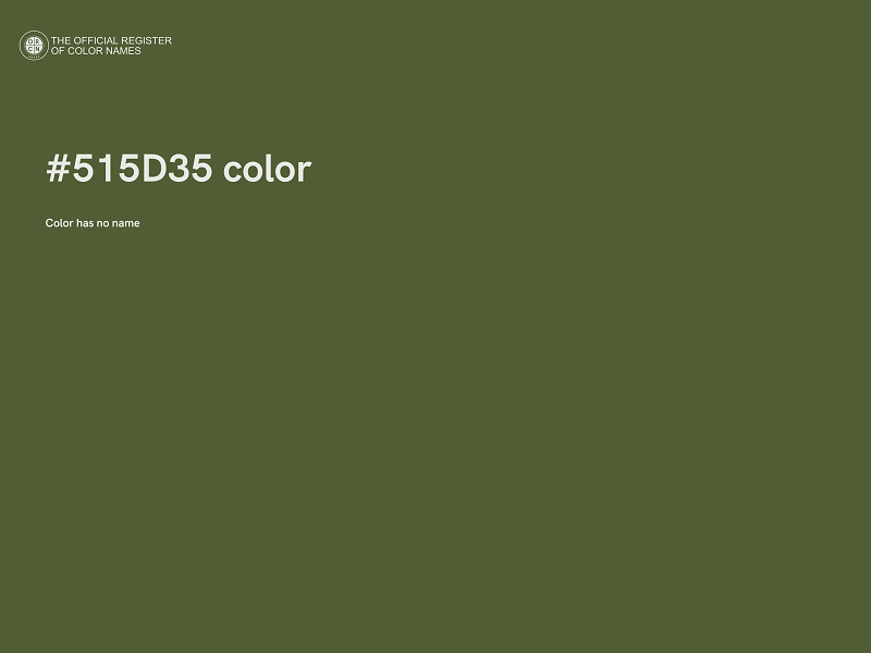 #515D35 color image