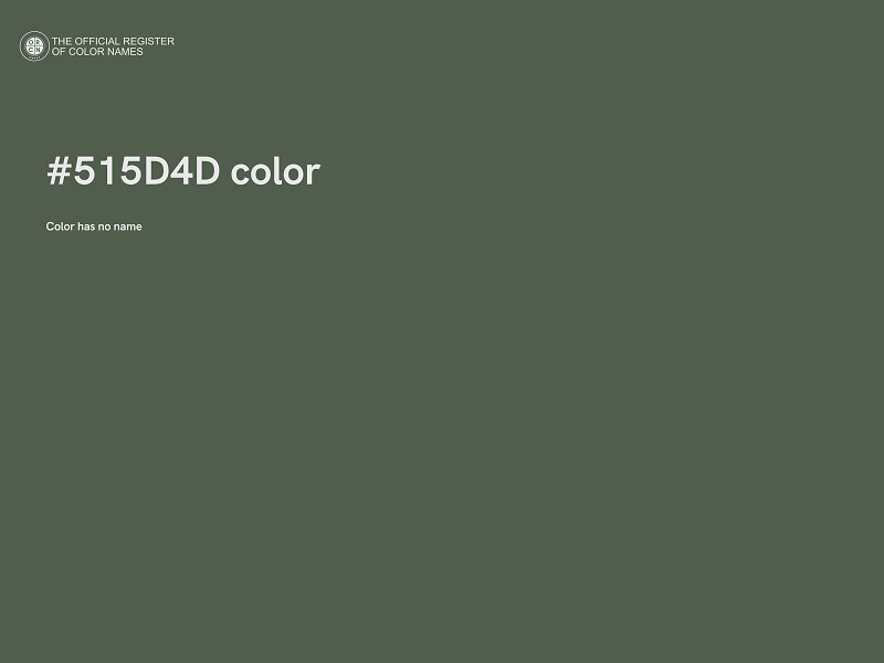#515D4D color image