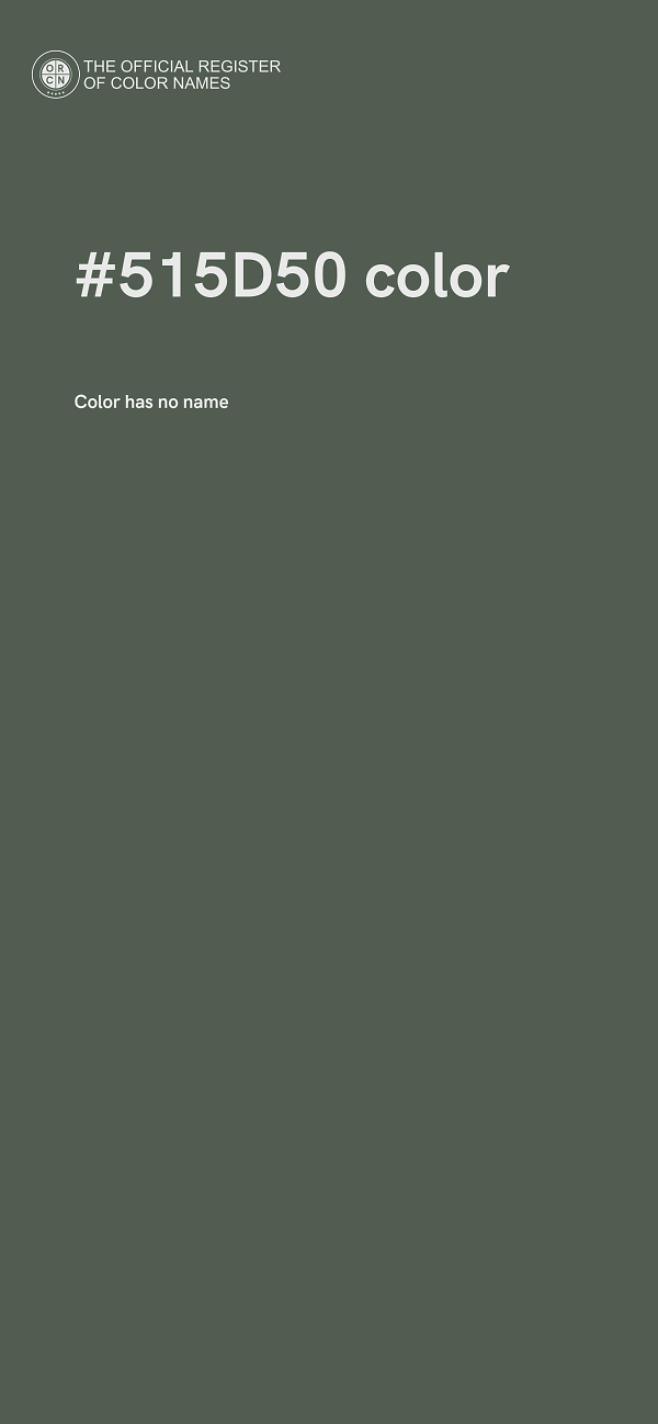 #515D50 color image