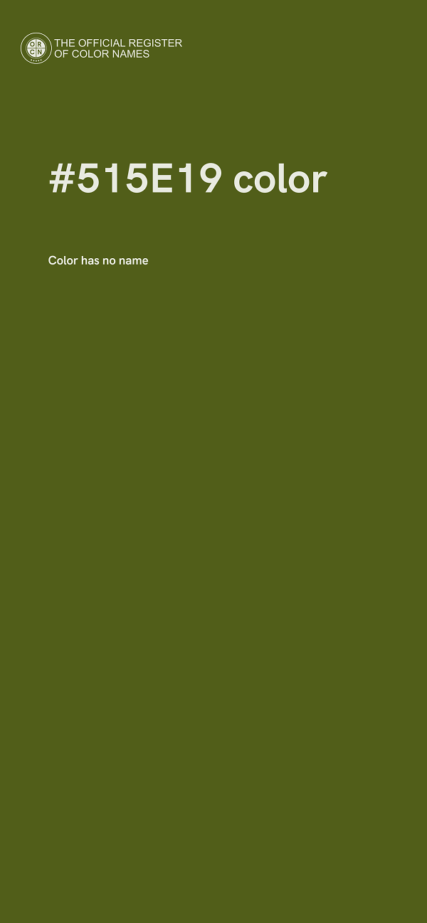#515E19 color image