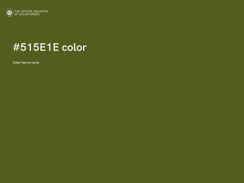 #515E1E color image