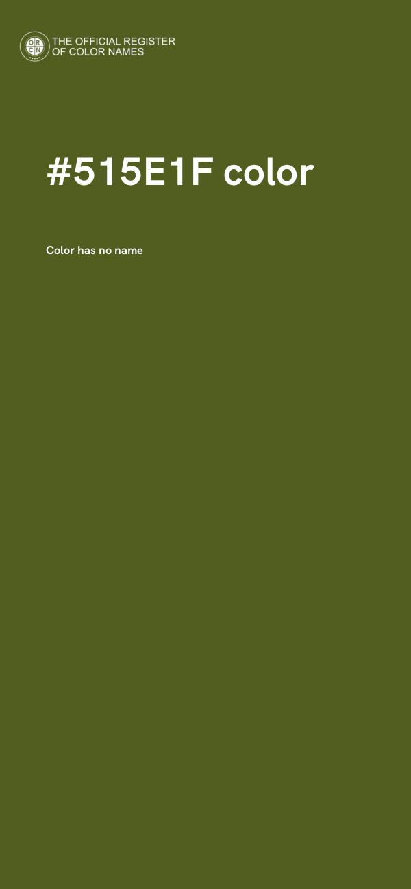 #515E1F color image