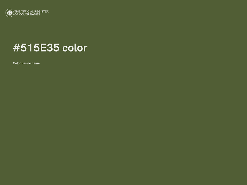 #515E35 color image