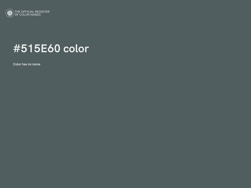 #515E60 color image