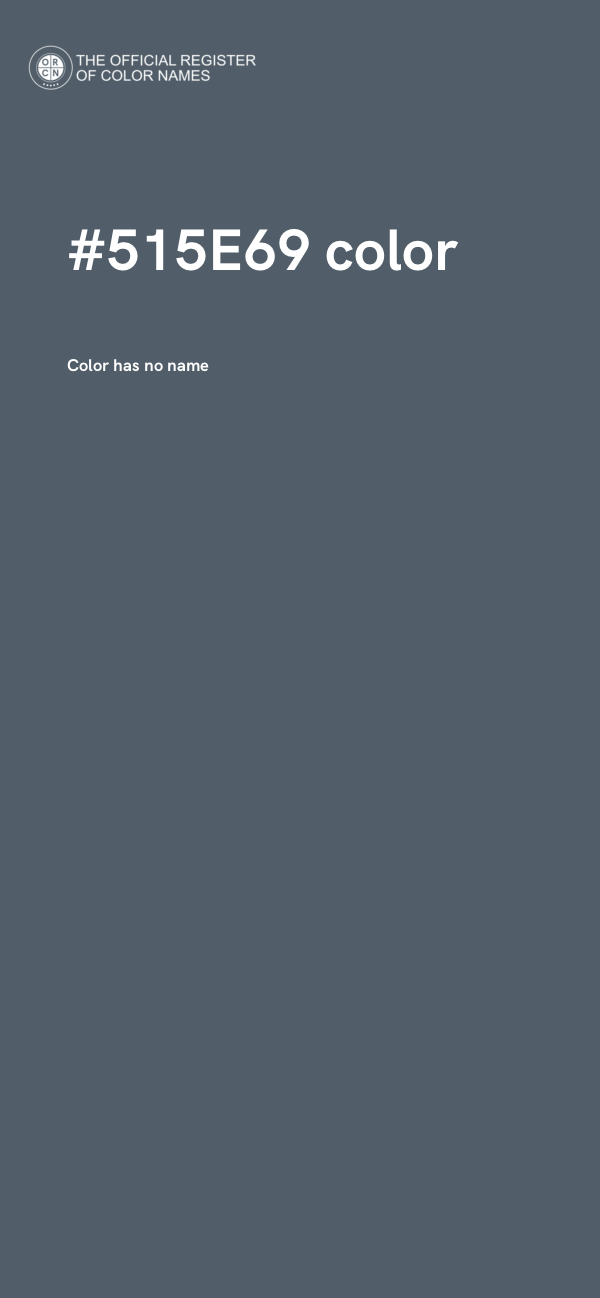 #515E69 color image