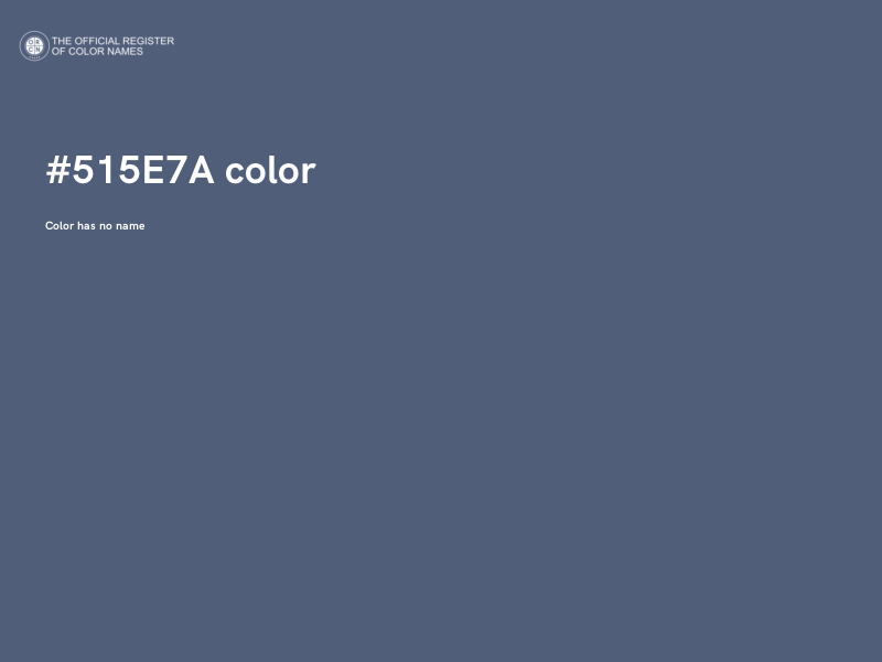 #515E7A color image