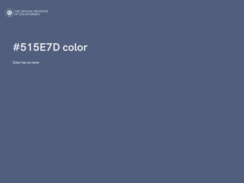 #515E7D color image