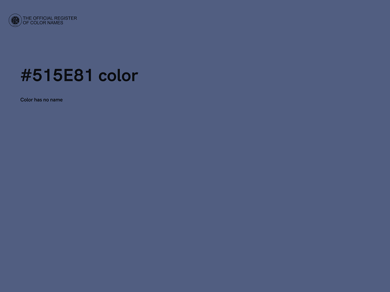 #515E81 color image