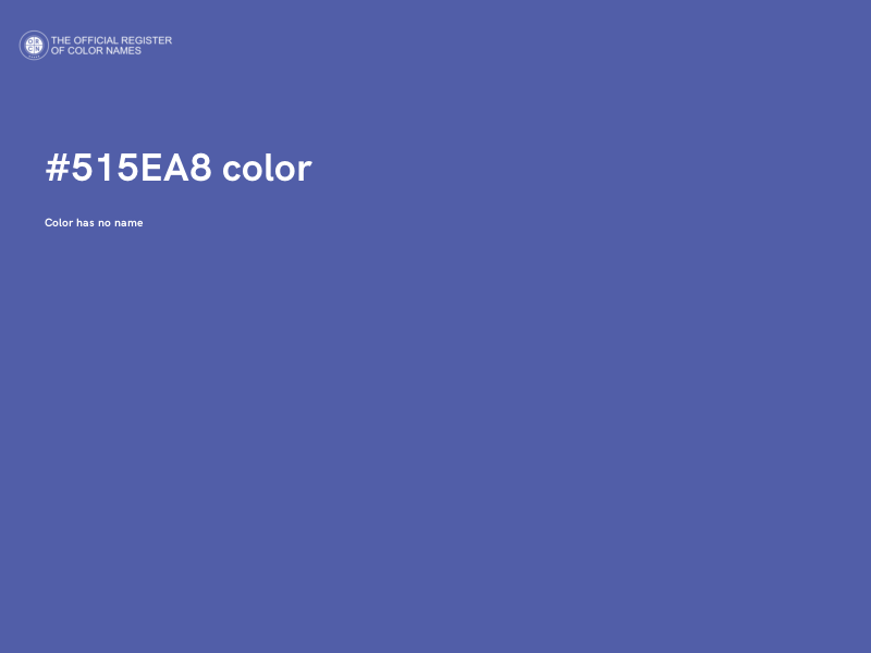 #515EA8 color image