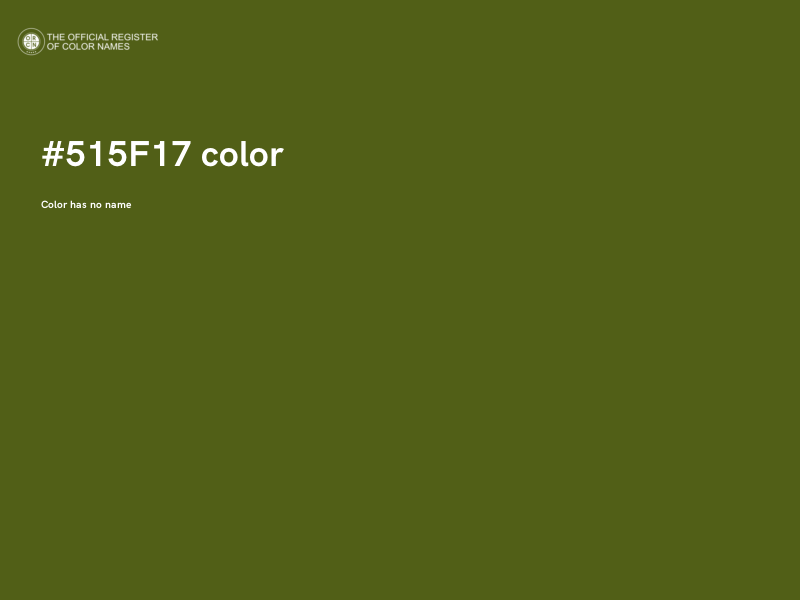 #515F17 color image