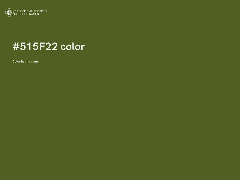 #515F22 color image