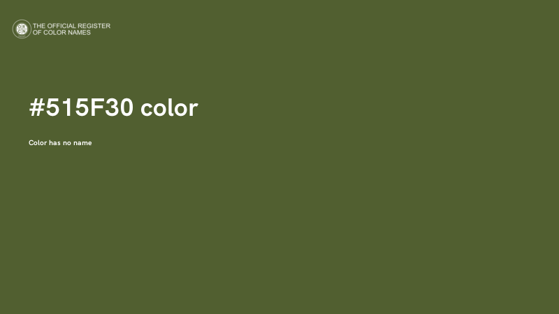#515F30 color image
