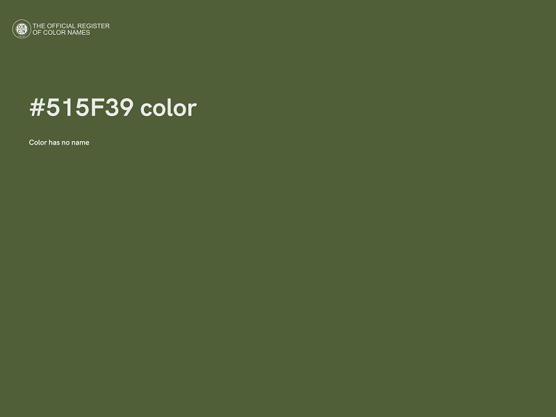 #515F39 color image