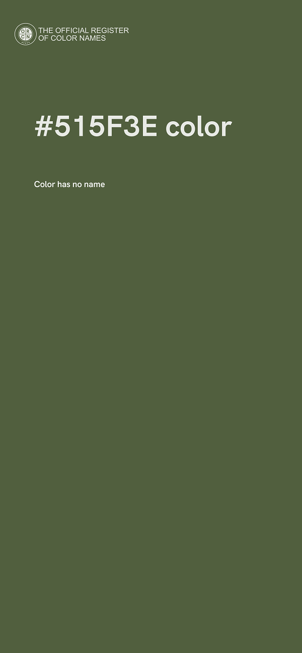 #515F3E color image