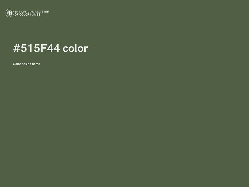 #515F44 color image