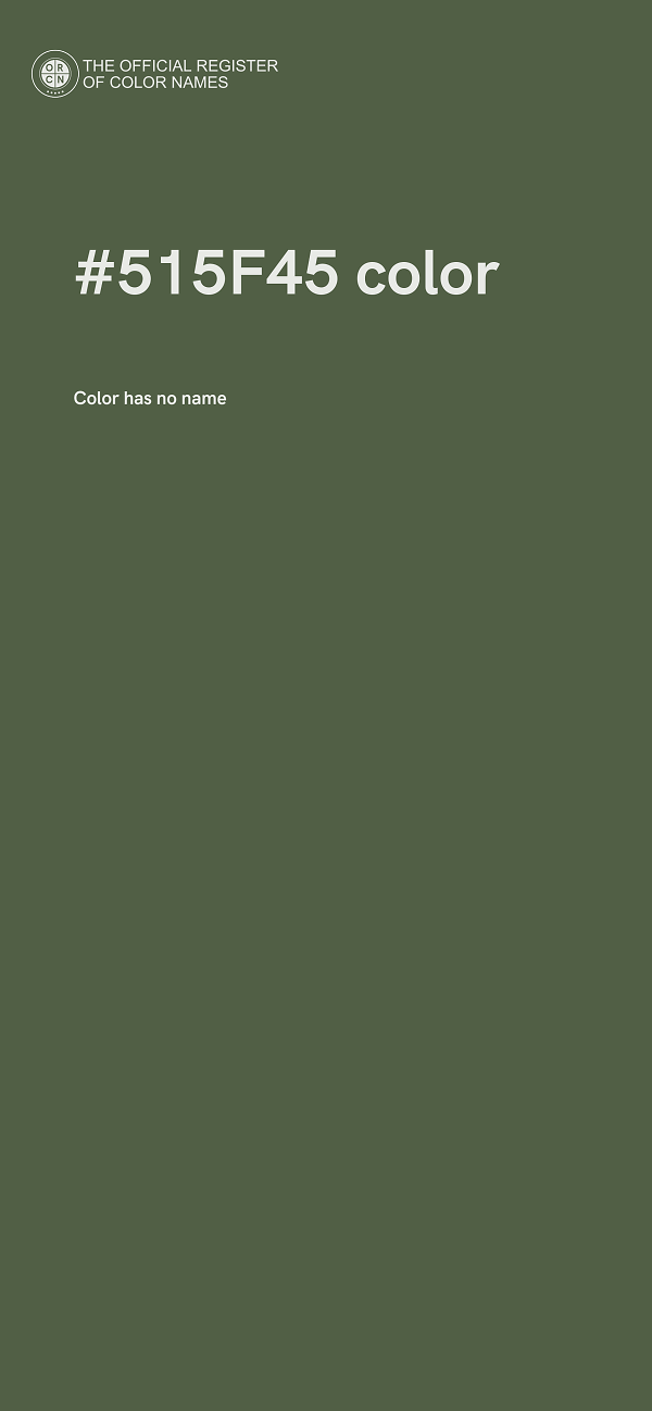 #515F45 color image