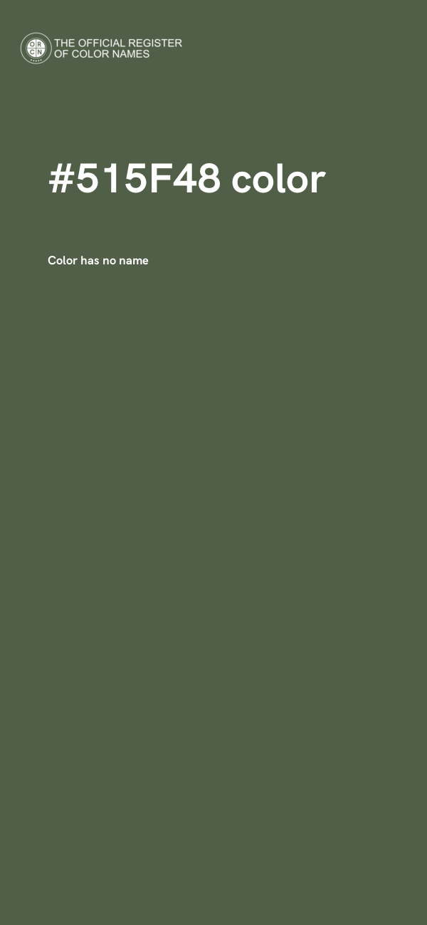 #515F48 color image