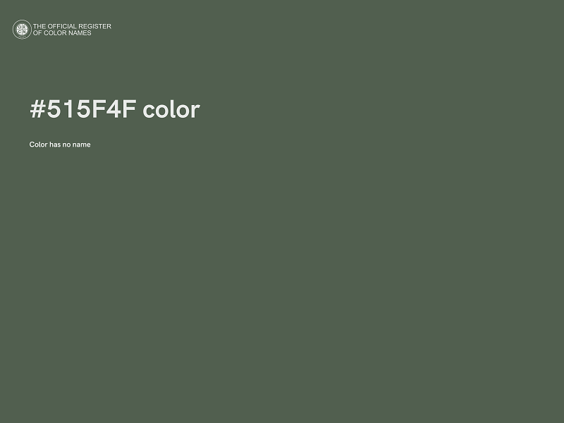 #515F4F color image