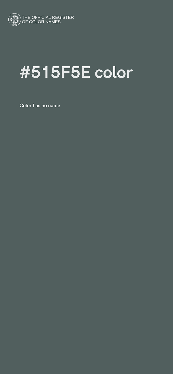 #515F5E color image