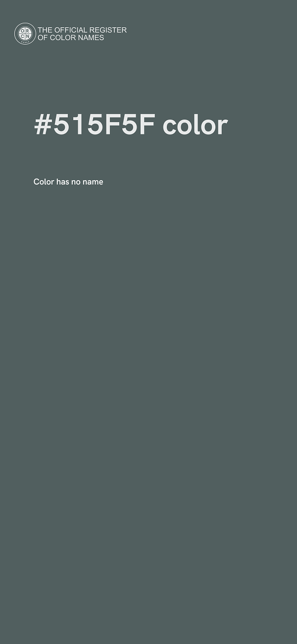 #515F5F color image