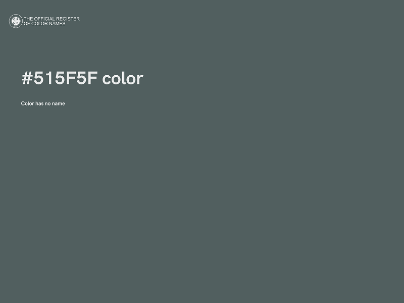 #515F5F color image