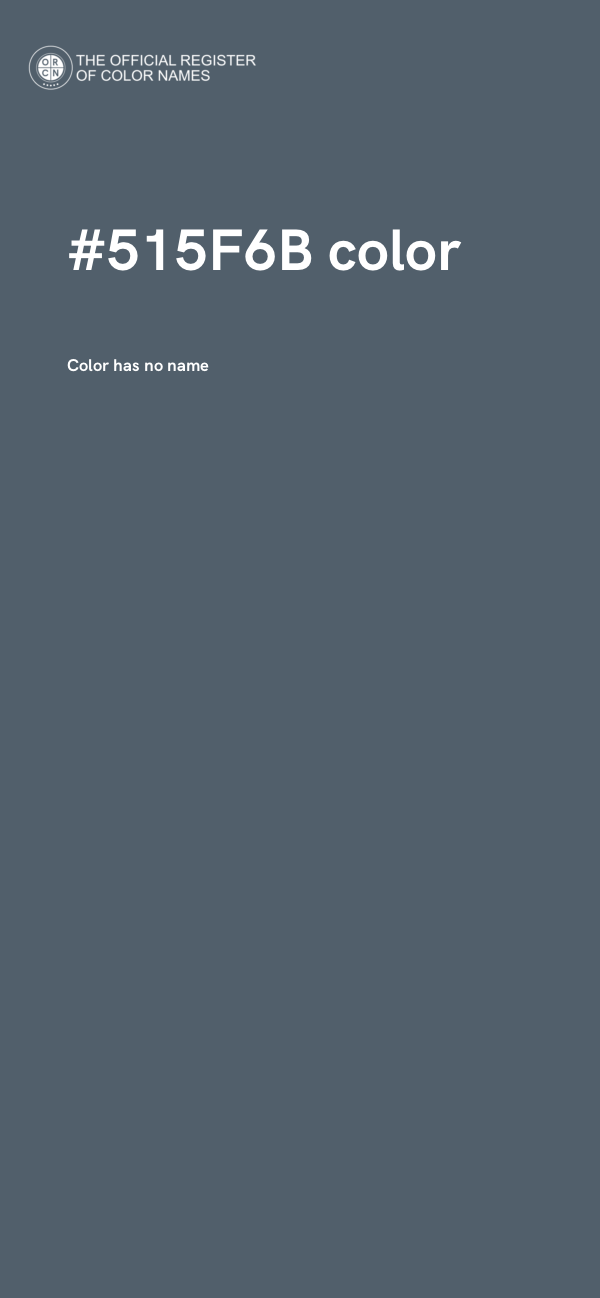 #515F6B color image