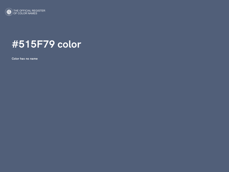#515F79 color image