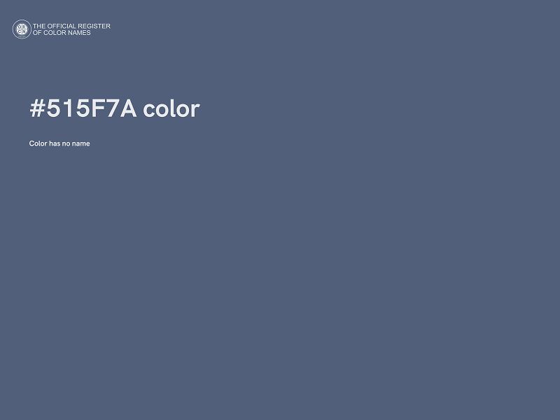 #515F7A color image