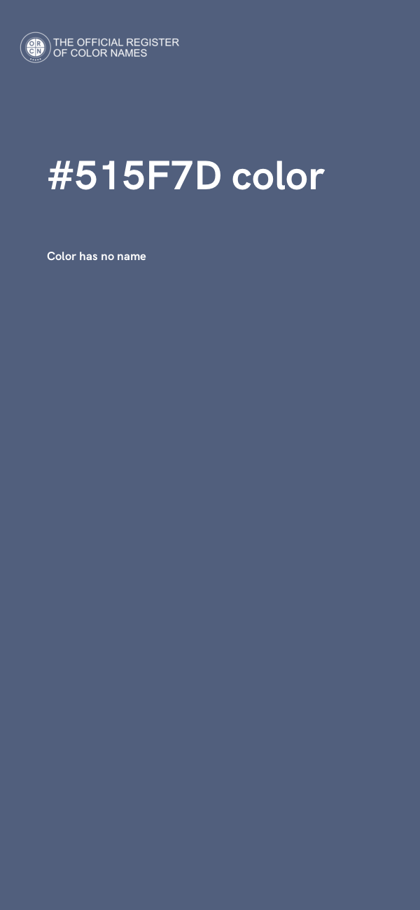 #515F7D color image