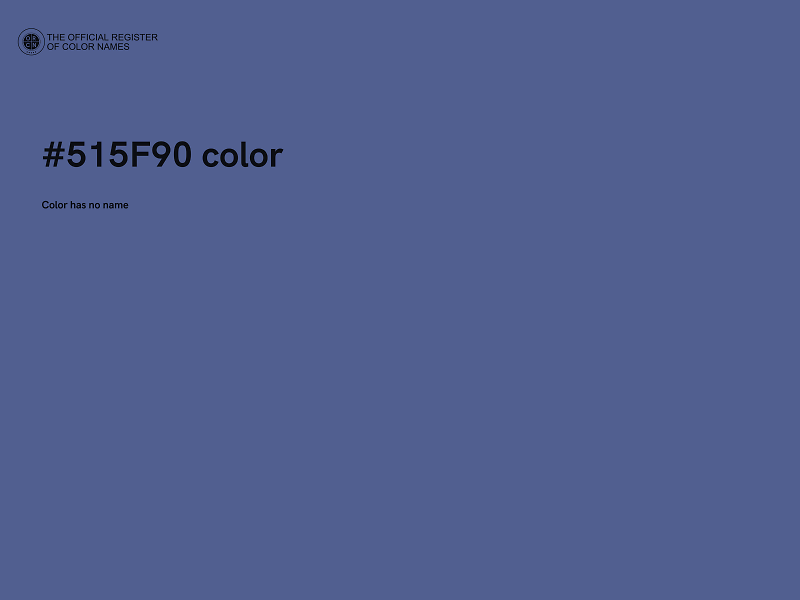 #515F90 color image