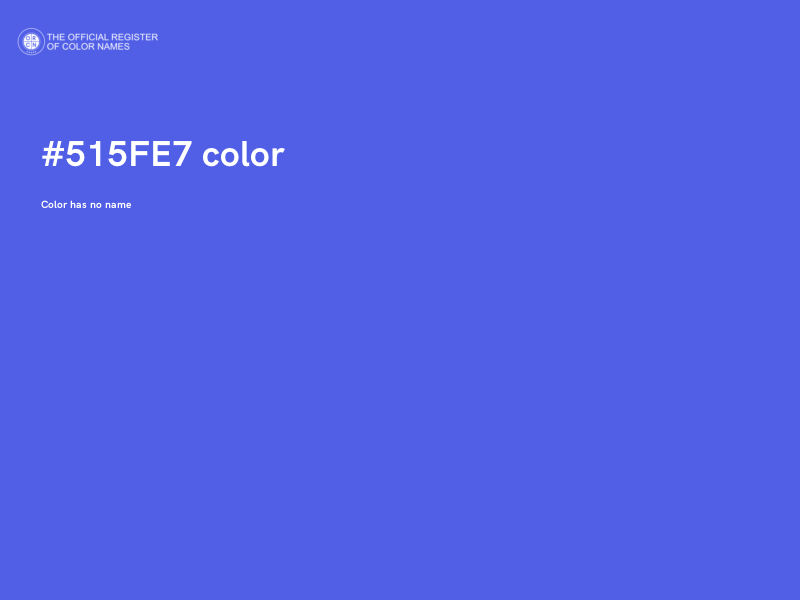 #515FE7 color image