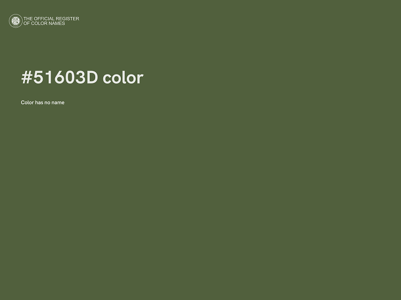 #51603D color image