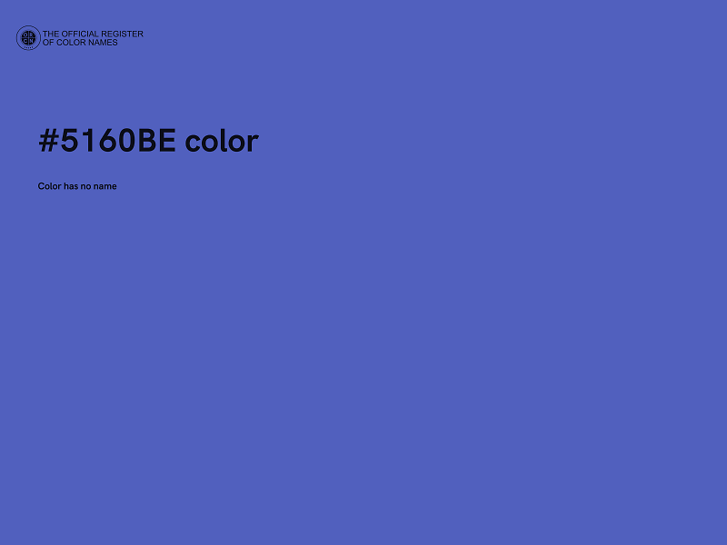 #5160BE color image