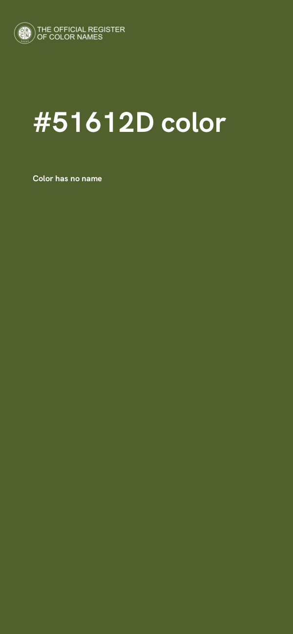 #51612D color image